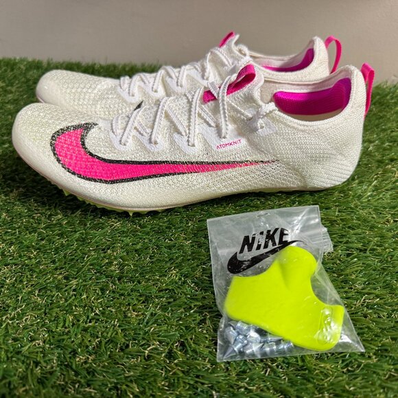 Nike Zoom Superfly Elite 2 Track Spikes Shoes White Pink CD4382-101 Mens NEW main image 12
